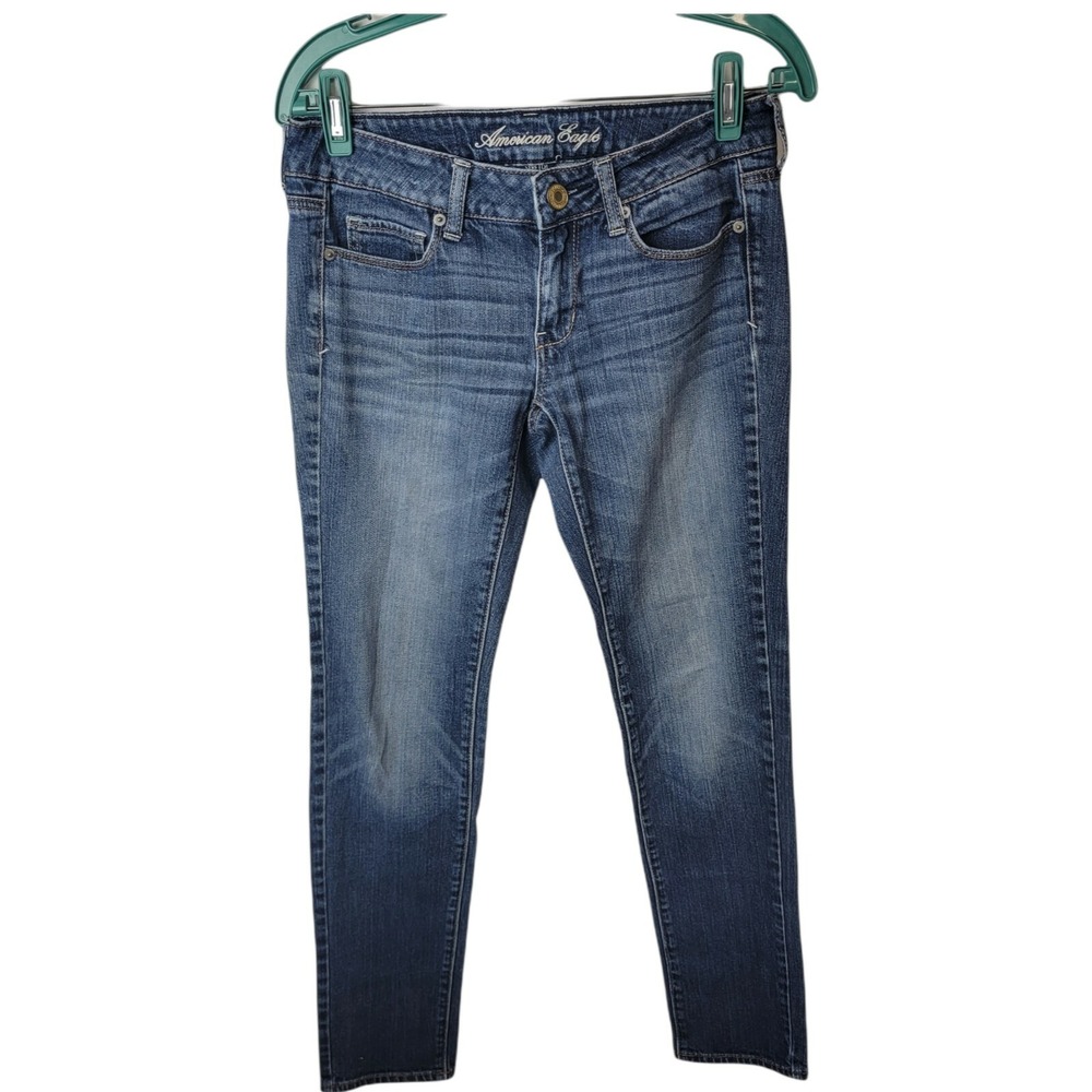 American Eagle Skinny Stretch‎ 2 Jeans Dark